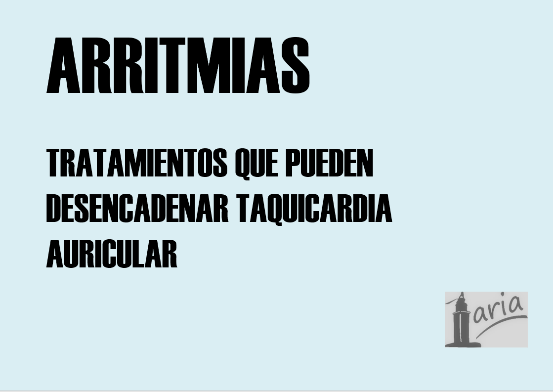 Imagen destacada - FÁRMACOS QUE PUEDEN CAUSAR TAQUICARDIA AURICULAR